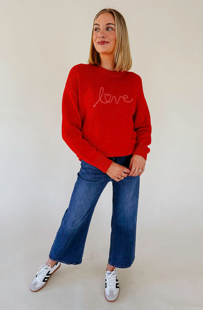 Z SUPPLY LOVE NOTES BOYFRIEND SWEATER