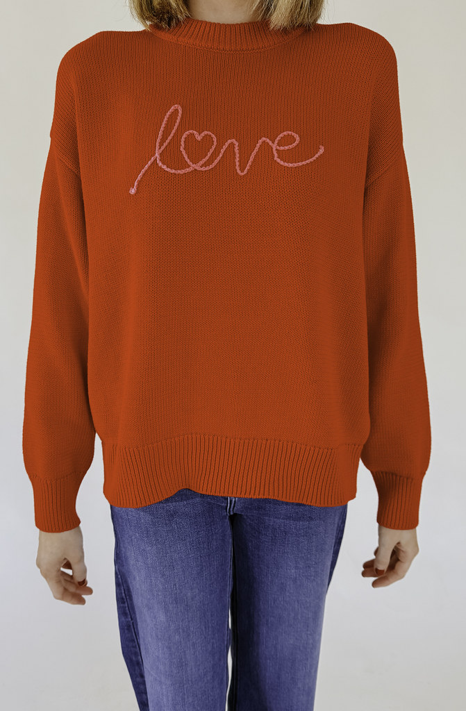 Z SUPPLY LOVE NOTES BOYFRIEND SWEATER