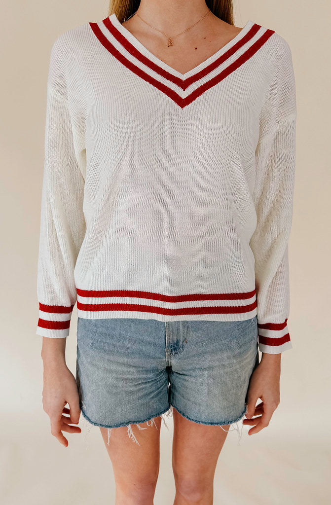 BASES LOADED VARSITY SWEATER