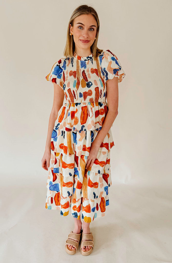 PRINTED TO PERFECTION DRESS