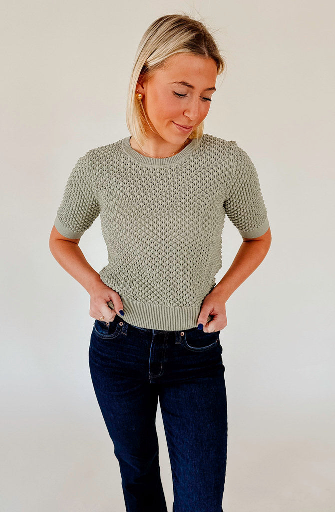 LUCY PARIS ELISE KNIT TOP