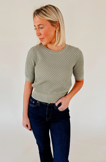 LUCY PARIS ELISE KNIT TOP