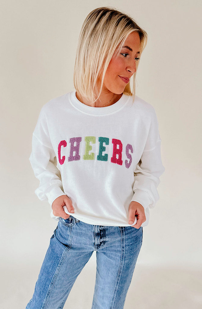 Z SUPPLY OVERSIZED CHEERS  SWEATSHIRT