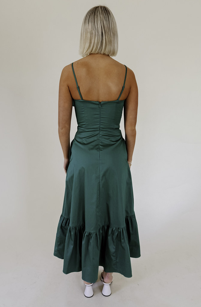 EMERALD CITY BOW FRONT DRESS