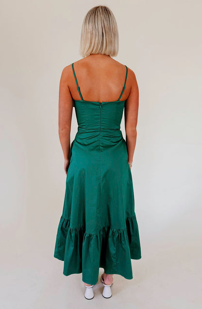 EMERALD CITY BOW FRONT DRESS