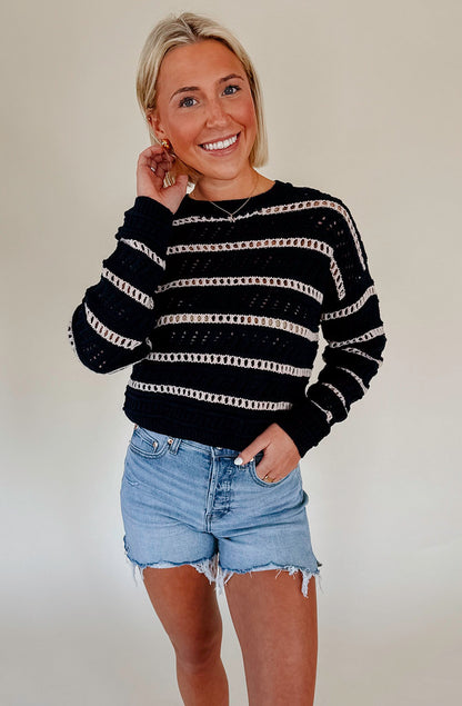 Z SUPPLY ESTERO STRIPE SWEATER