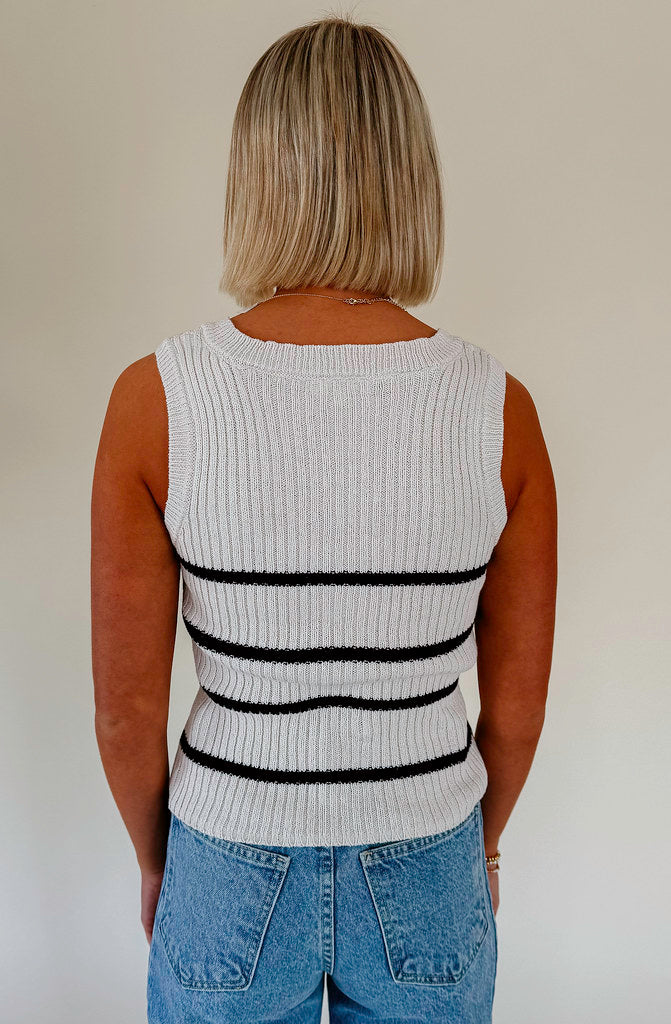 Z SUPPLY SYCAMORE STRIPED SWEATER VEST