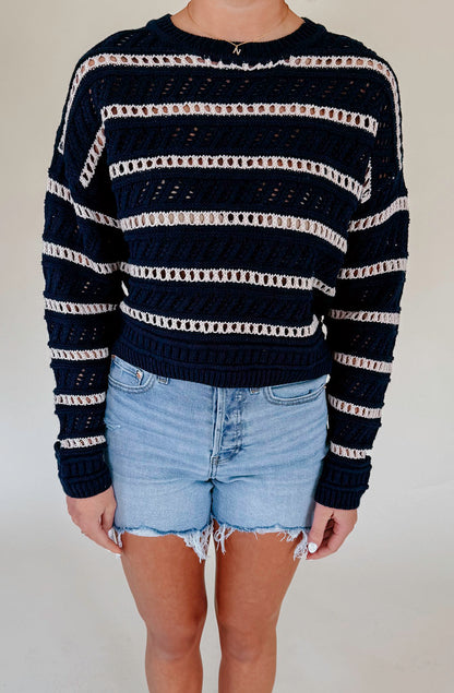 Z SUPPLY ESTERO STRIPE SWEATER