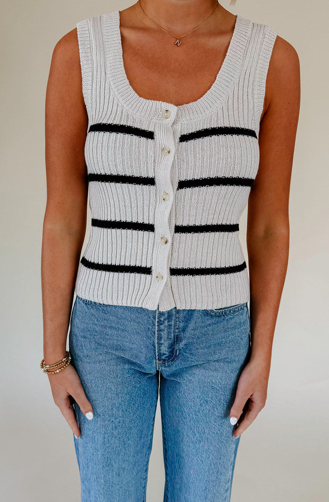 Z SUPPLY SYCAMORE STRIPED SWEATER VEST