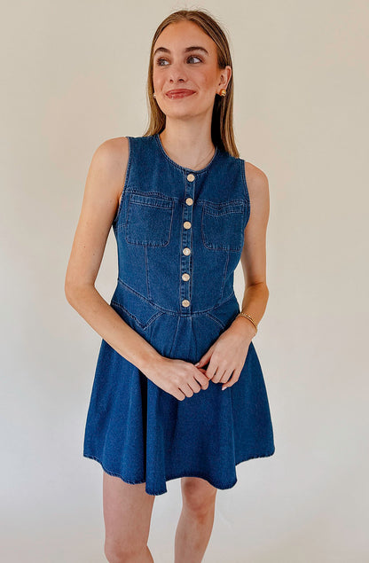 DARLA DENIM DRESS