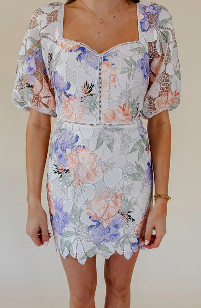 LUCY PARIS ELAINE FLORAL DRESS