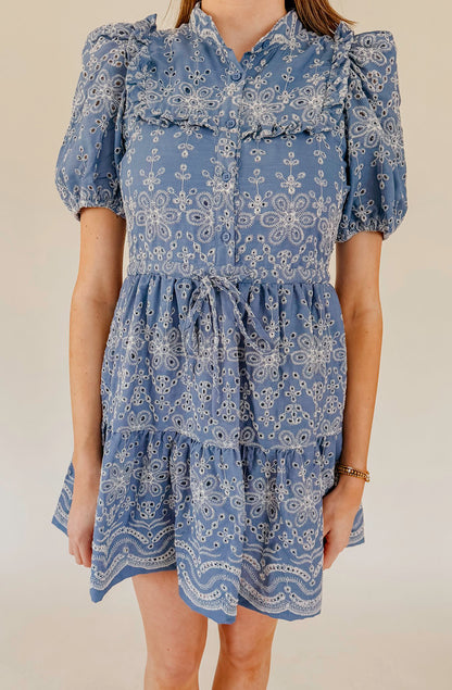 THE DARCY EMBROIDERED DRESS