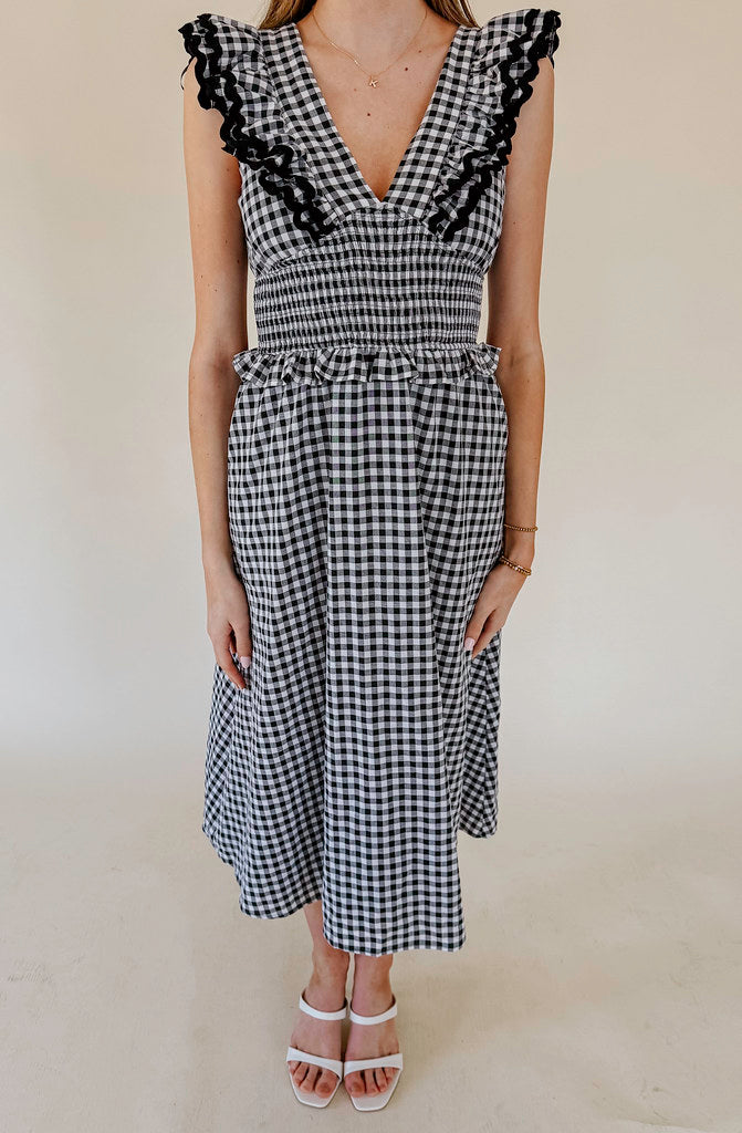 THE CHARLESTON MIDI DRESS