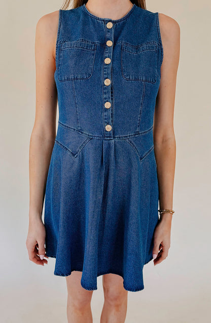 DARLA DENIM DRESS