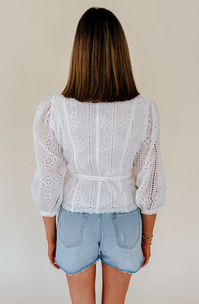 THE AVERY BUTTONED BLOUSE