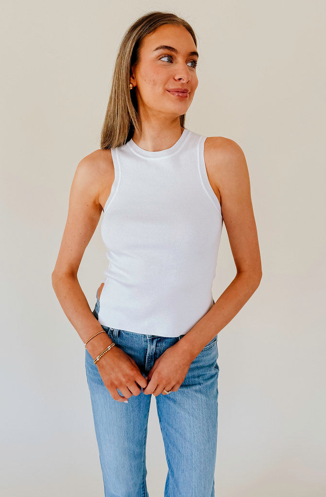 BACK TO THE BASICS KNIT TANK