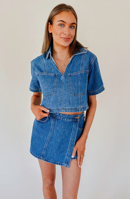 DENIM DAZE TOP