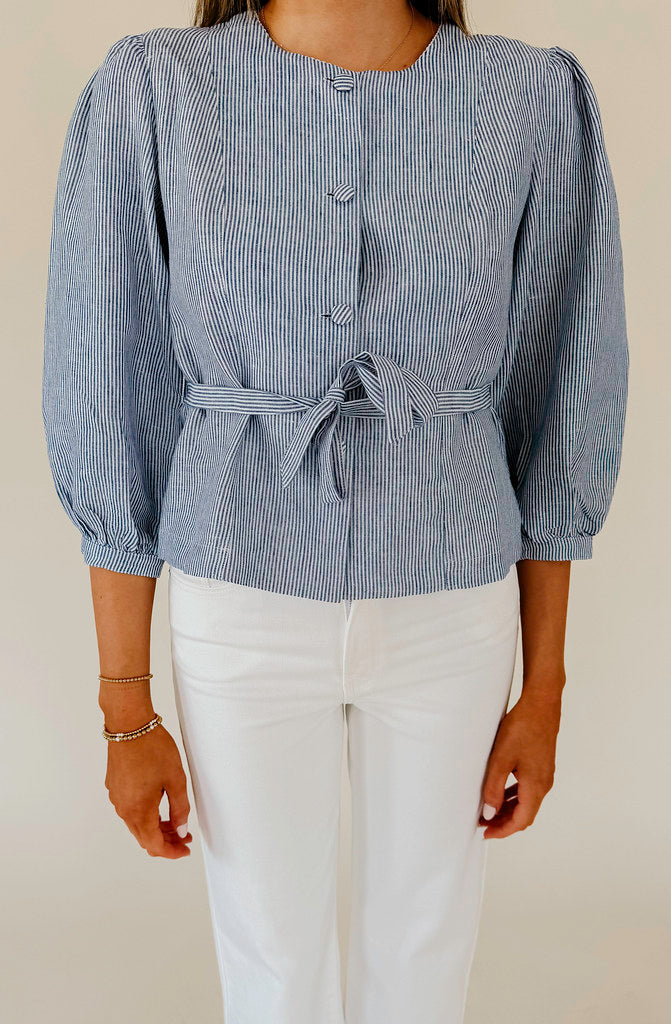 THE BAILEY BUTTONED BLOUSE