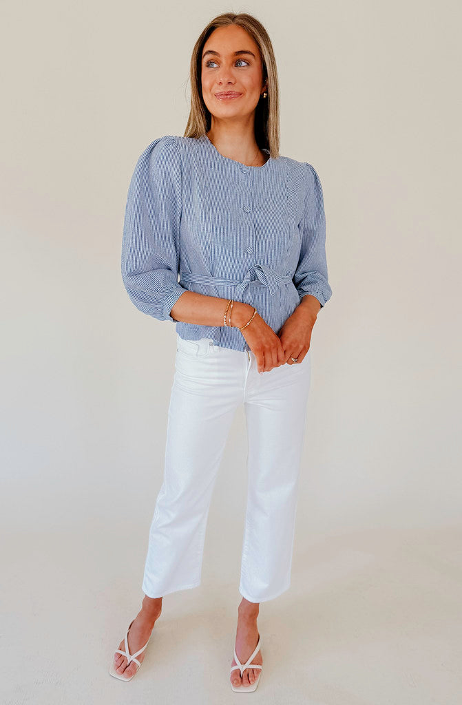 THE BAILEY BUTTONED BLOUSE