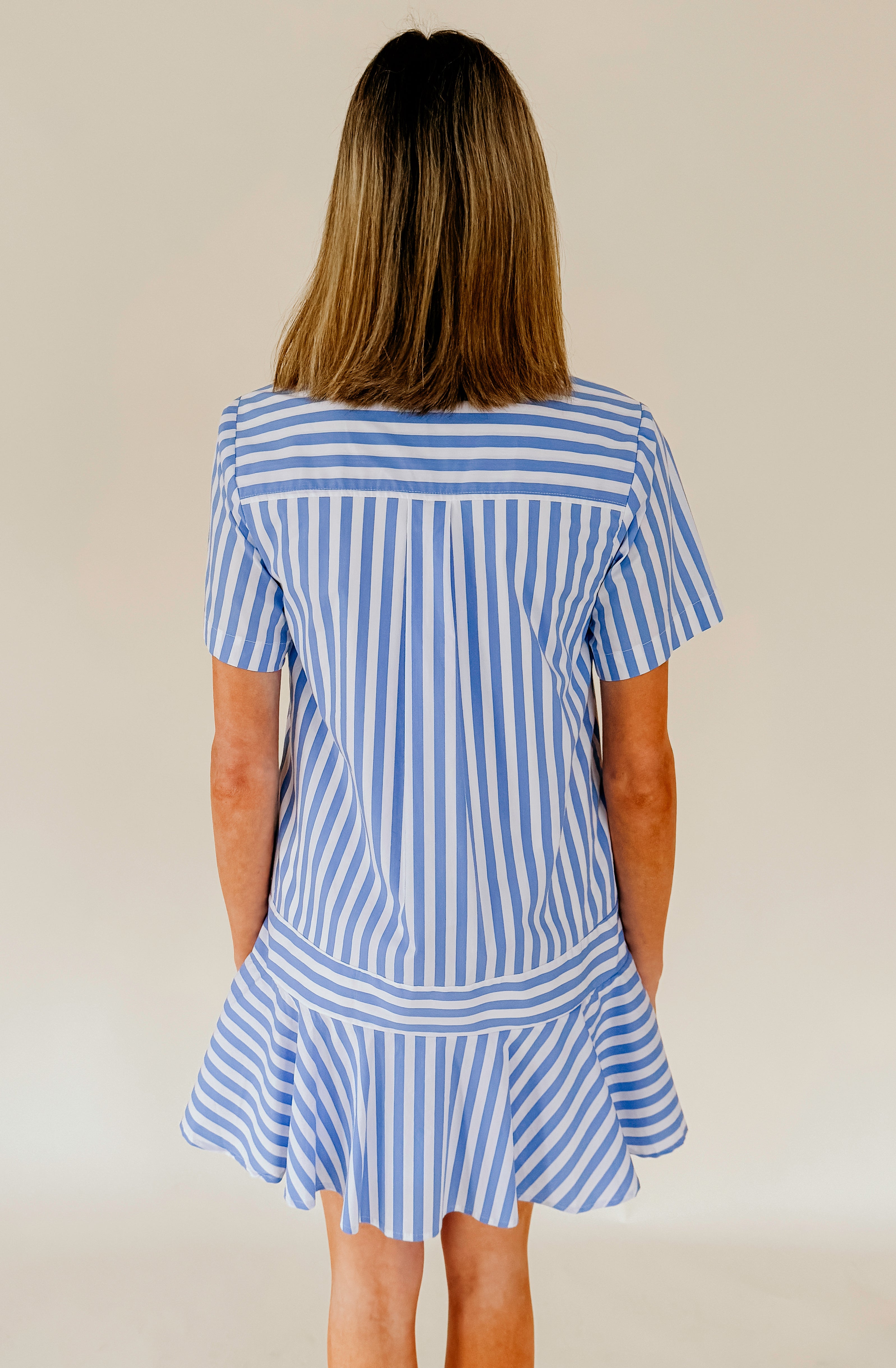 OUT OF OFFICE STRIPED DRESS