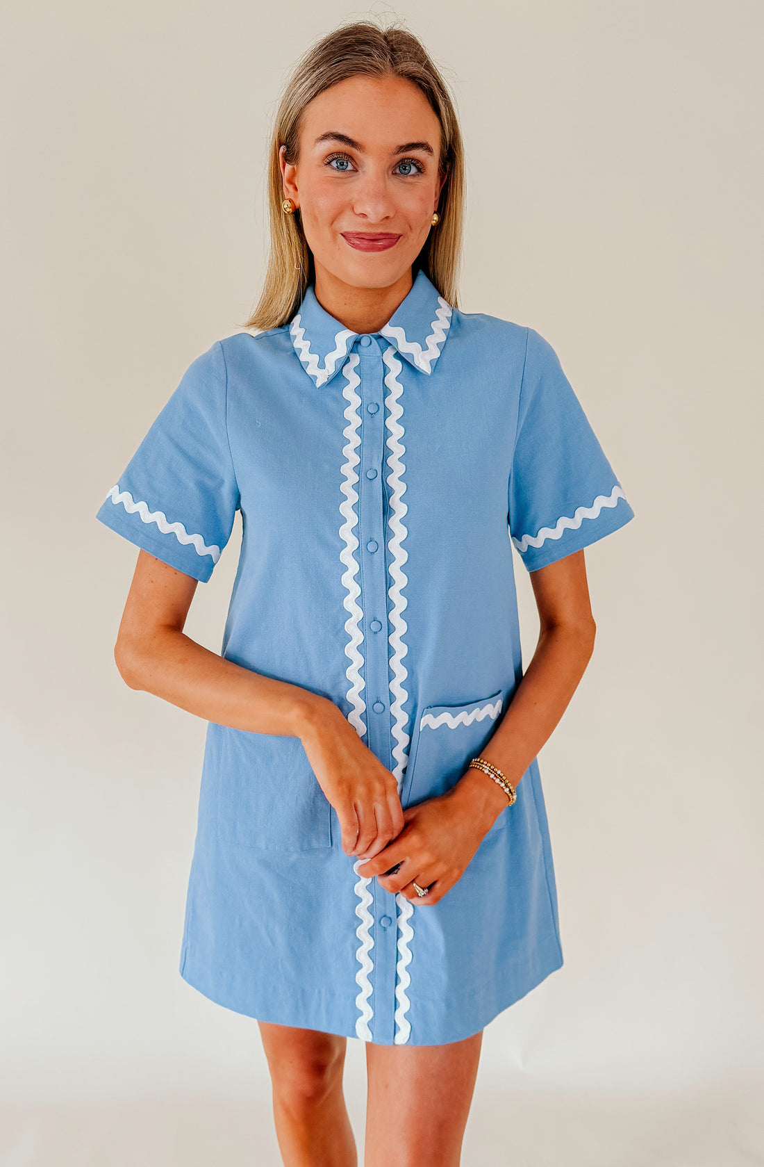 DOWN THE LINE RIC RAC DRESS