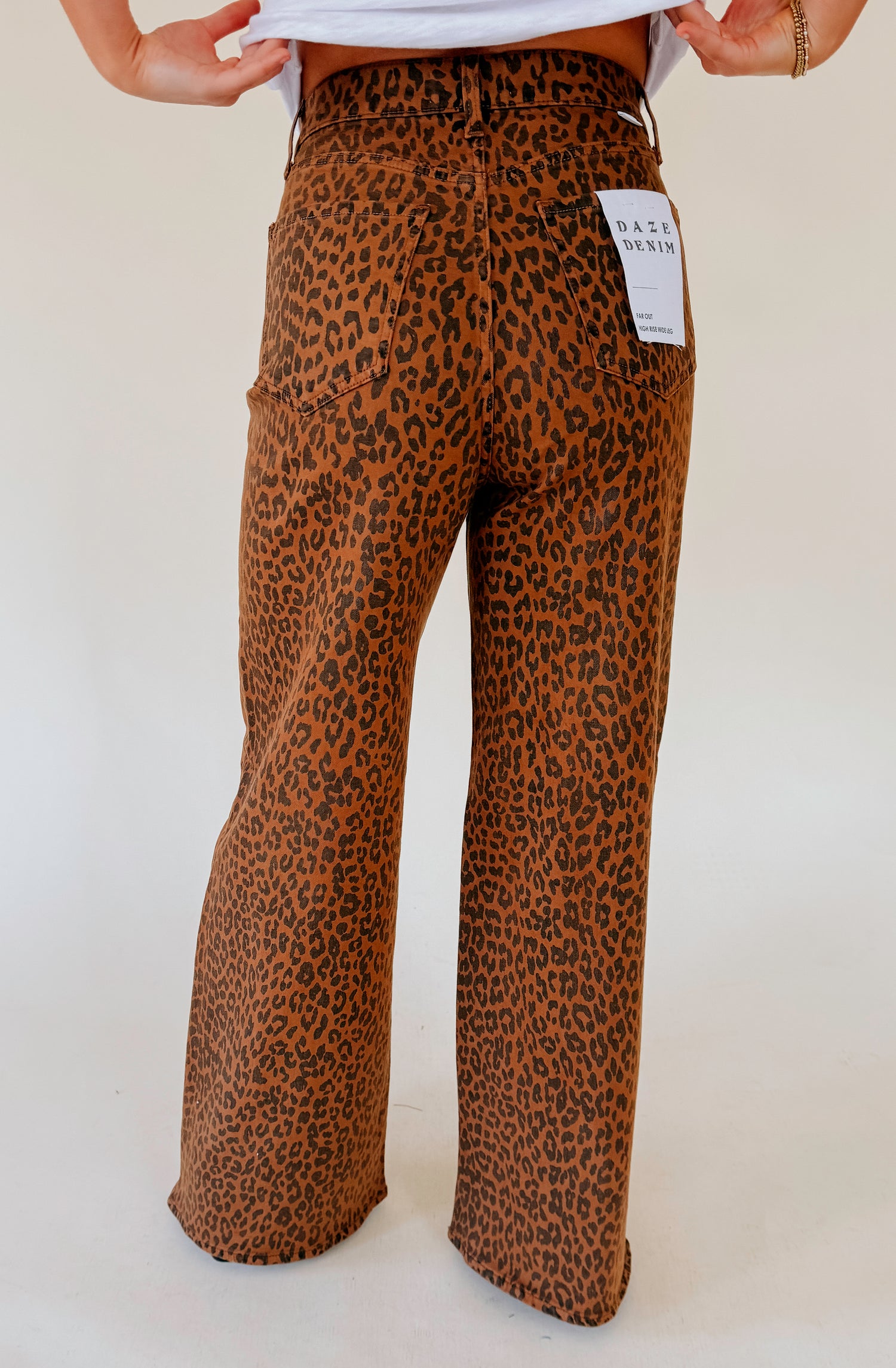 DAZE DENIM FAR OUT HIGH RISE LEG IN WILD CAT