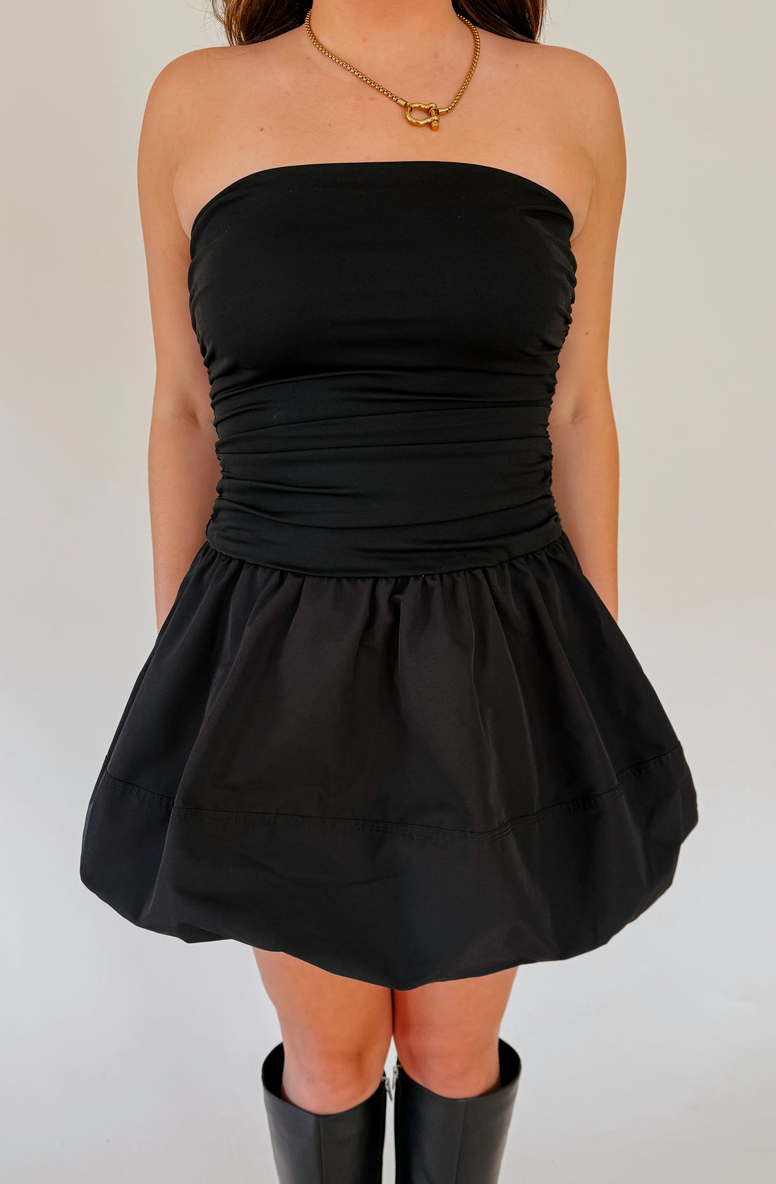 STEVE MADDEN AMARI STRAPLESS DRESS