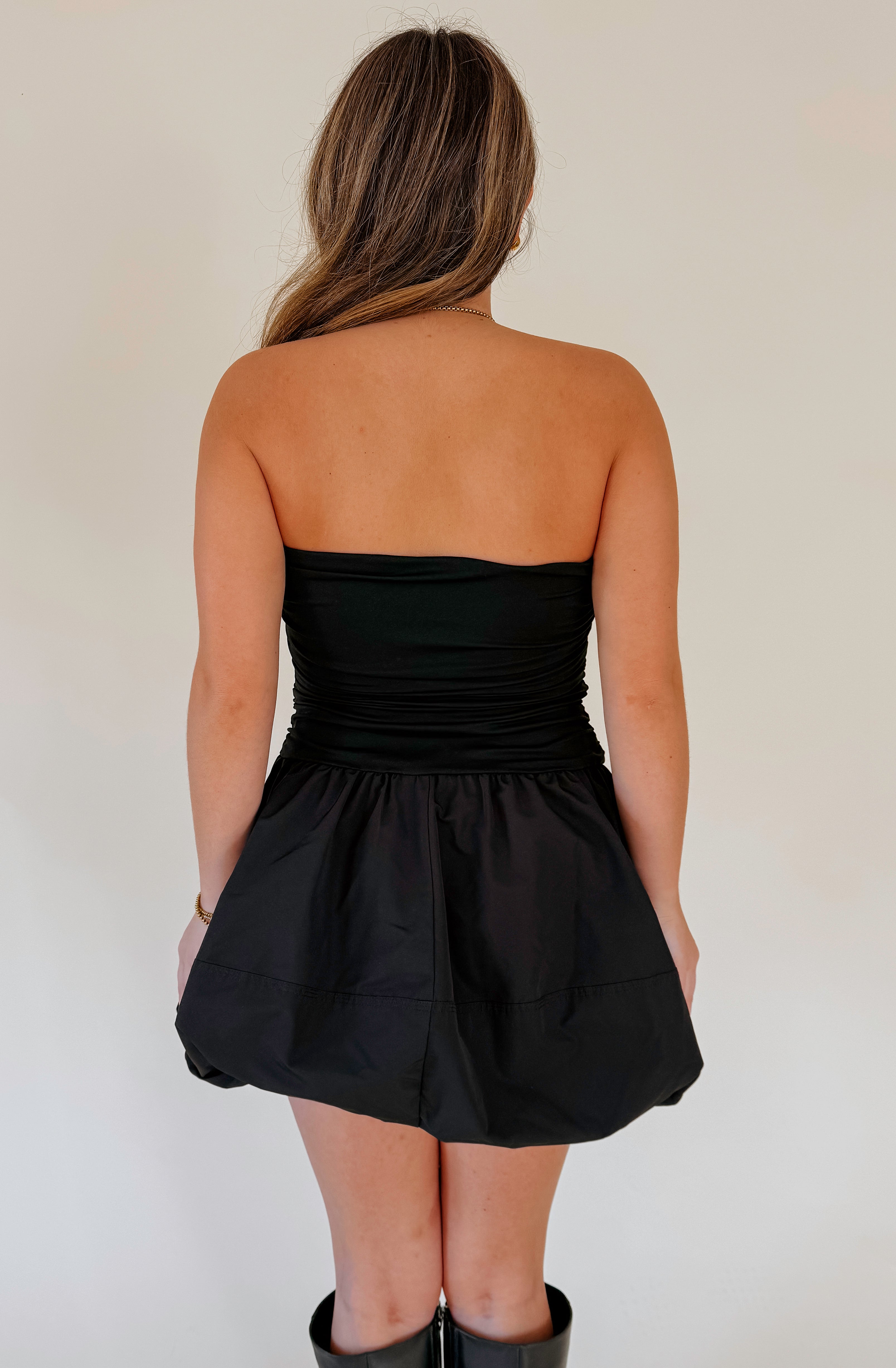 STEVE MADDEN AMARI STRAPLESS DRESS