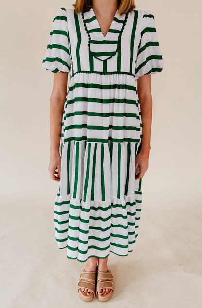 WAVE AFTER WAVE STRIPED DRESS