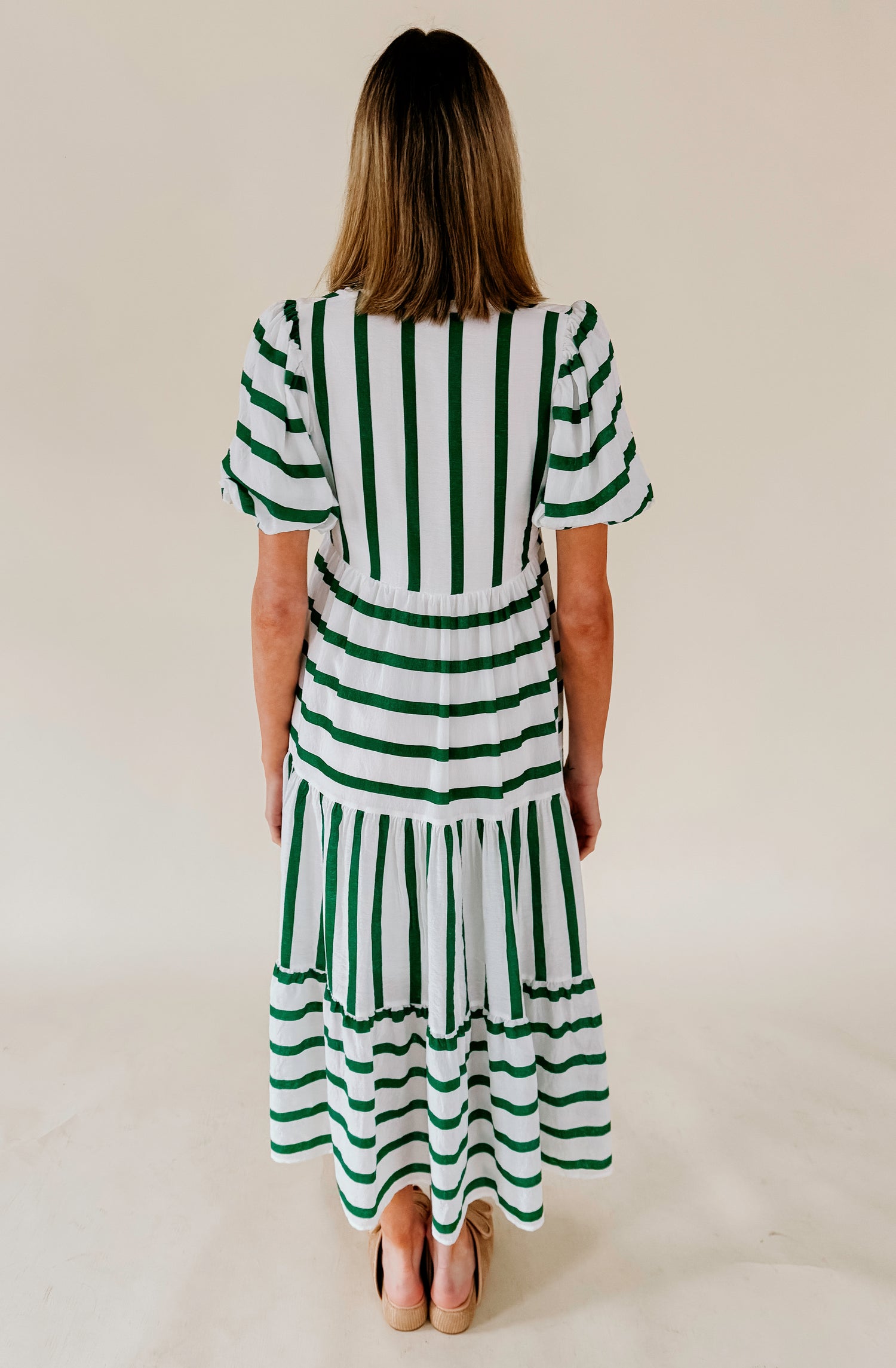 WAVE AFTER WAVE STRIPED DRESS