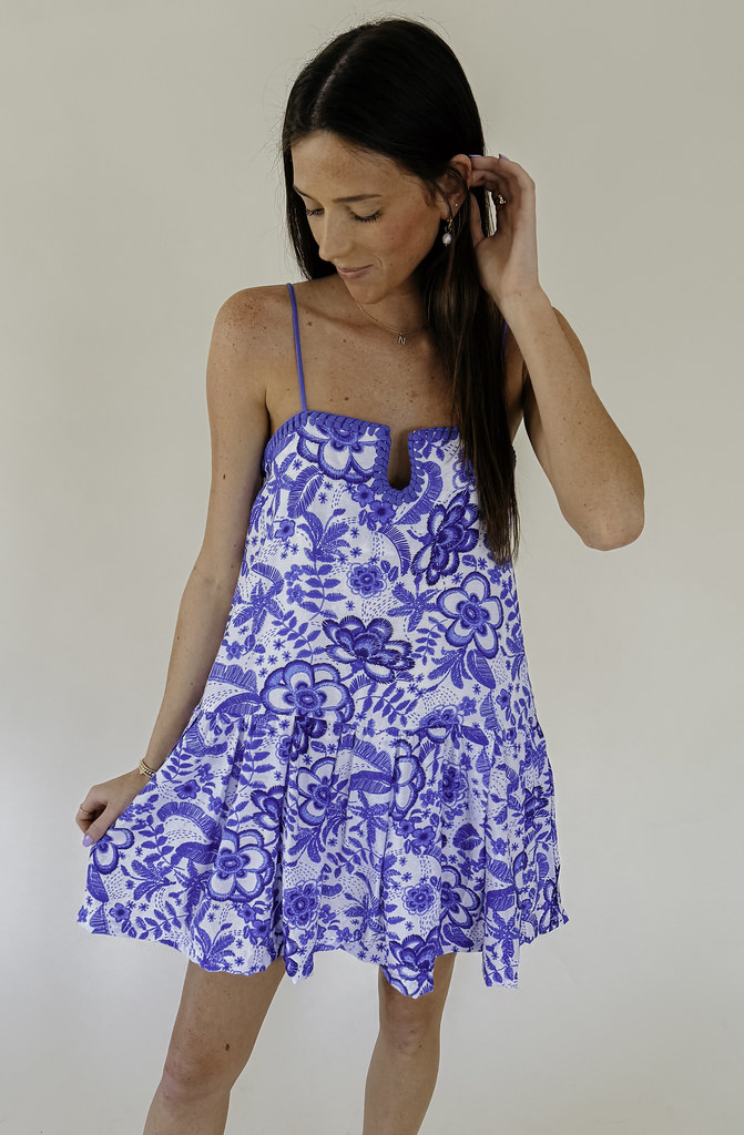 PALM BREEZE SHIFT DRESS